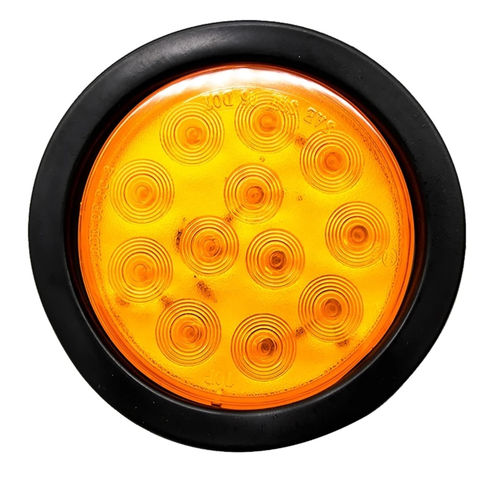 Amazon.co.jp: LED ウィンカー 2個 4インチ 丸型 12 LED 車用